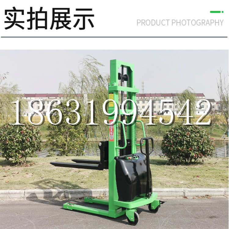 襄汾县电动叉车堆高车液压铲车电瓶1吨2吨站驾步行式小型全自动叉车